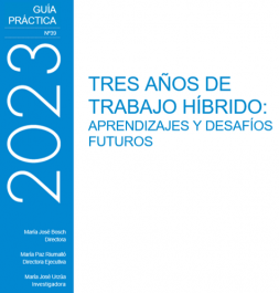 Bosch, M.J., Riumalló, M.P., Urzúa, M.J. (2023) 3 años de trabajo híbrido: aprendizajes y desafíos